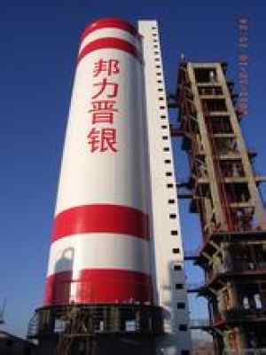 臨潼區(qū)電廠煙囪刷色環(huán)航標工程與園林景觀工程設計 工業(yè)與生態(tài)的和諧融合